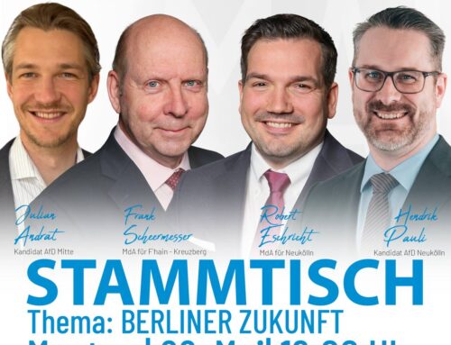 Herzliche Einladung zum Neuköllner Bezirksstammtisch