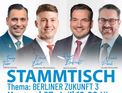 Herzliche Einladung zum Neuköllner Bezirksstammtisch!