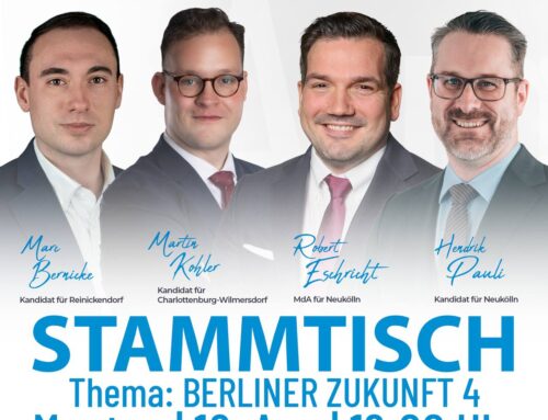 Herzliche Einladung zum Neuköllner Bezirksstammtisch im August
